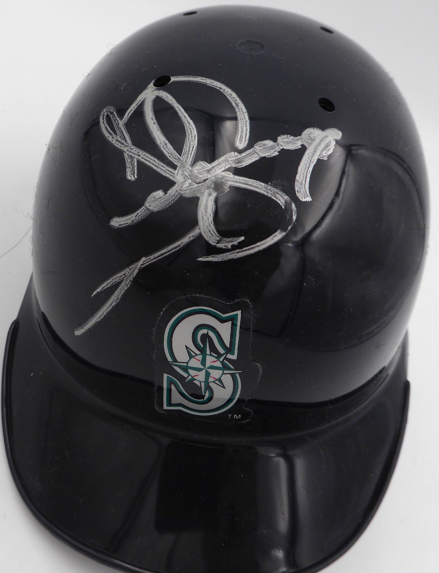 Jay Buhner Autographed Seattle Mariners Mini Batting Helmet MCS Holo #87235