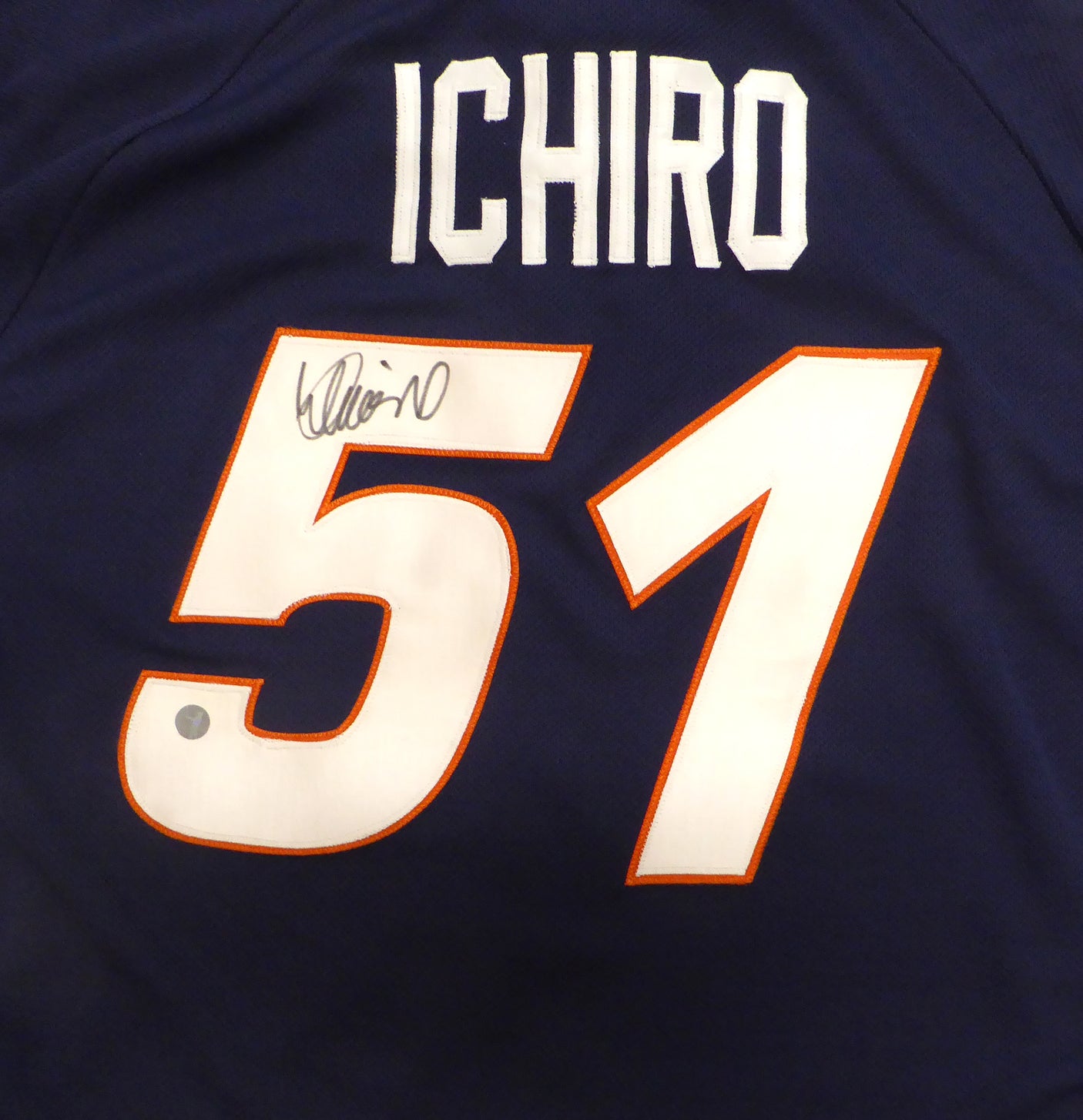 Seattle Mariners Ichiro Suzuki Autographed 2005 All Star Blue Majestic Jersey IS Holo SKU #241617