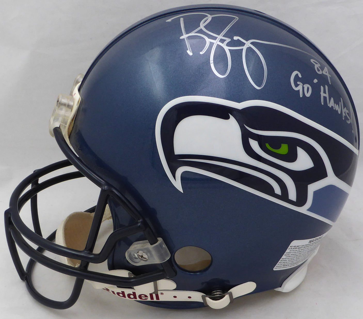 Bobby Engram Autographed Seattle Seahawks Full Size Authentic Proline Helmet "Go Hawks" MCS Holo #82164