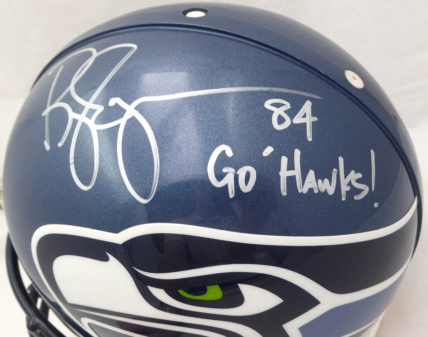 Bobby Engram Autographed Seattle Seahawks Full Size Authentic Proline Helmet "Go Hawks" MCS Holo #82164