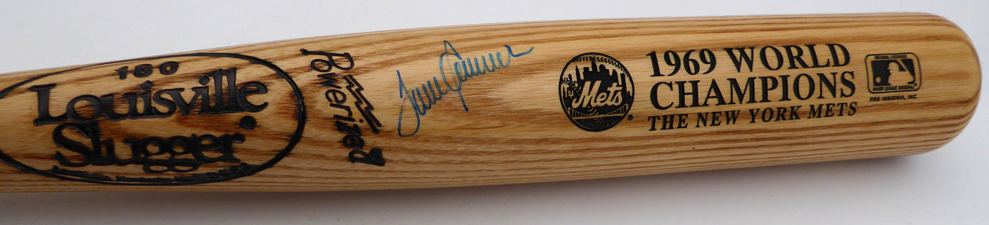 Tom Seaver Autographed Louisville Slugger 1969 World Champions Bat New York Mets Beckett BAS QR #BM37136