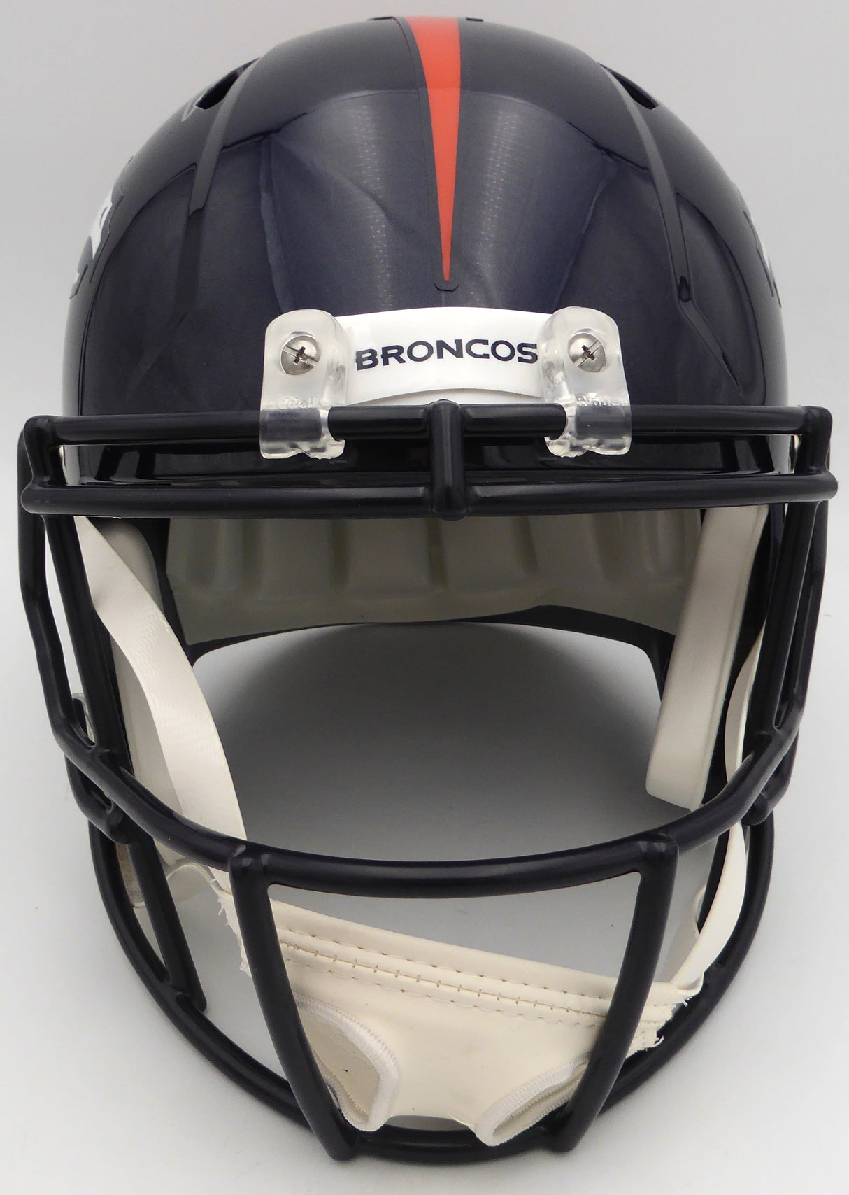 Russell Wilson Autographed Blue Full Size Replica Helmet Denver Broncos Fanatics Holo #DQ16478460