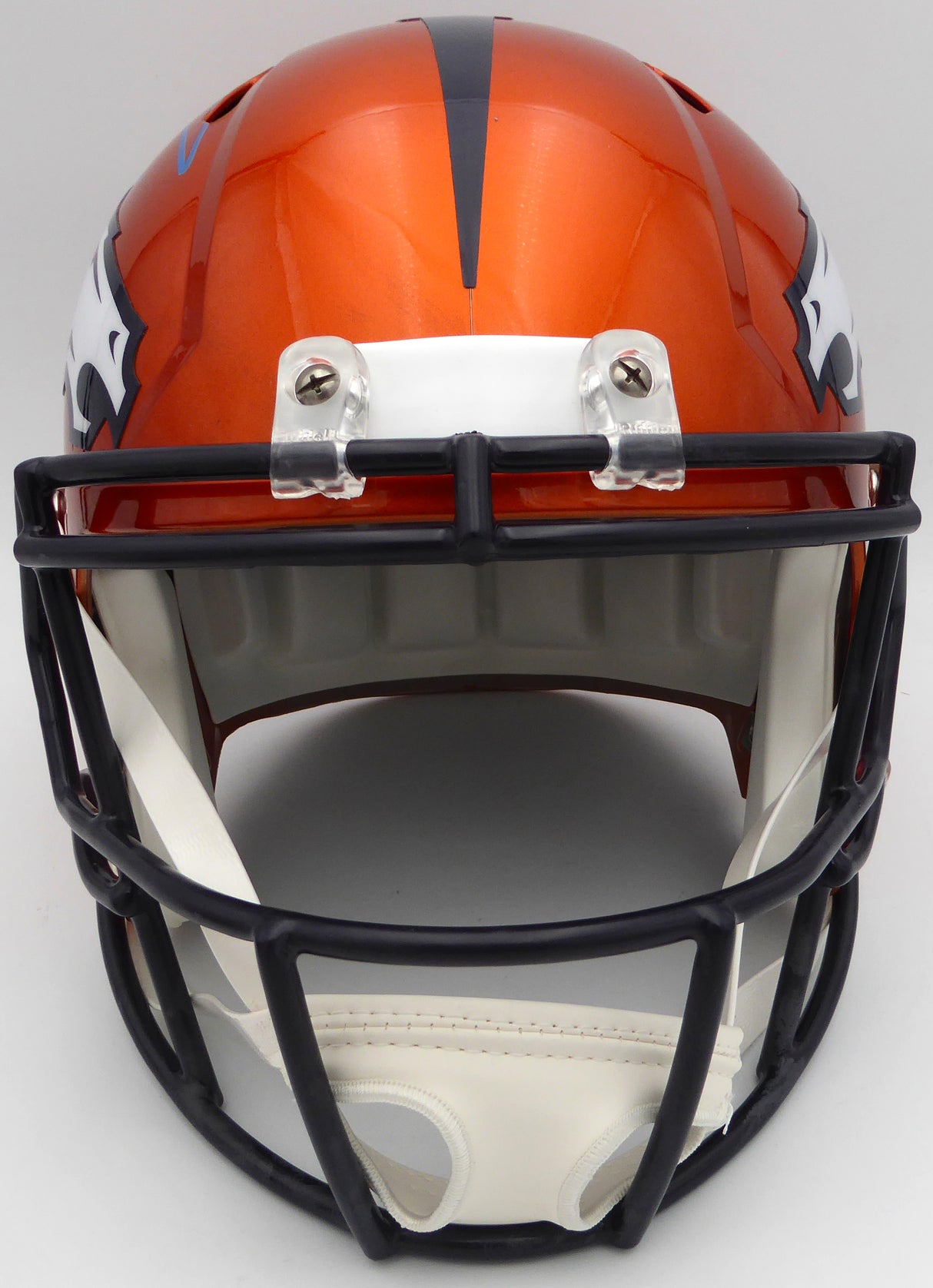 Russell Wilson Autographed Orange Flash Full Size Replica Helmet Denver Broncos Fanatics Holo #QL84418437