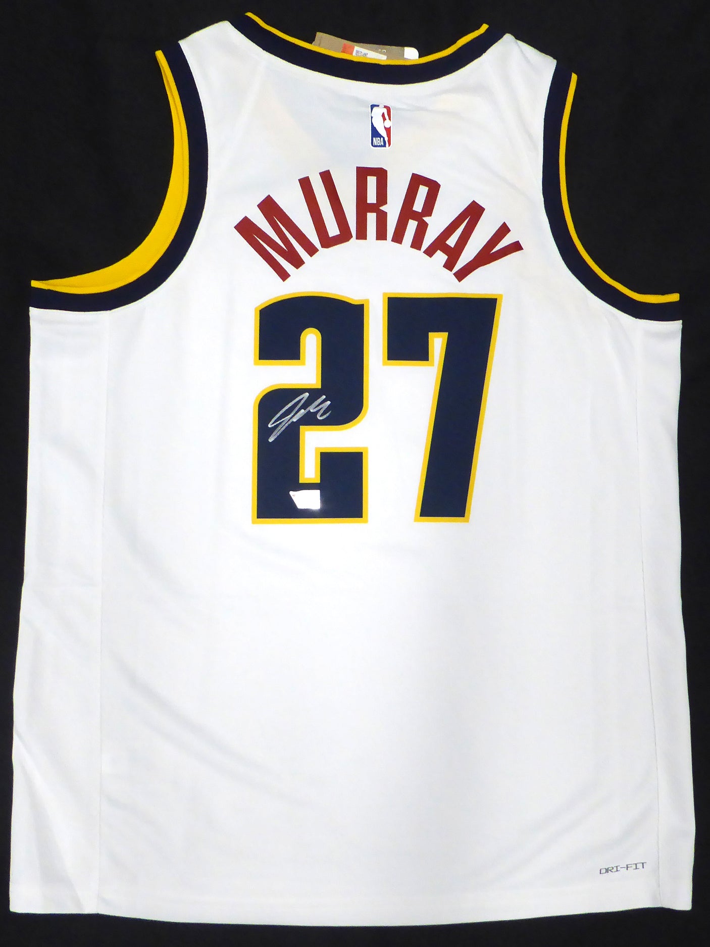 Denver Nuggets Jamal Murray Autographed White Nike Jersey Fanatics #SV33329633