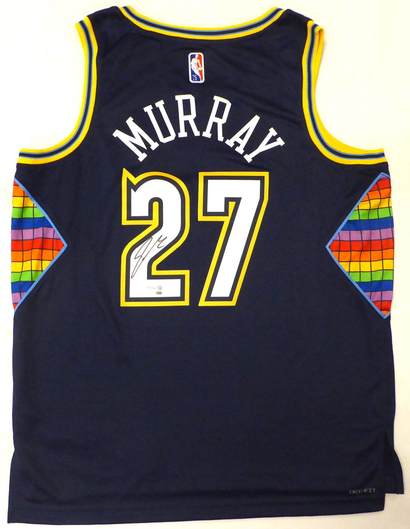 Denver Nuggets Jamal Murray Autographed Dark Blue Nike Jersey Fanatics #SV33329636