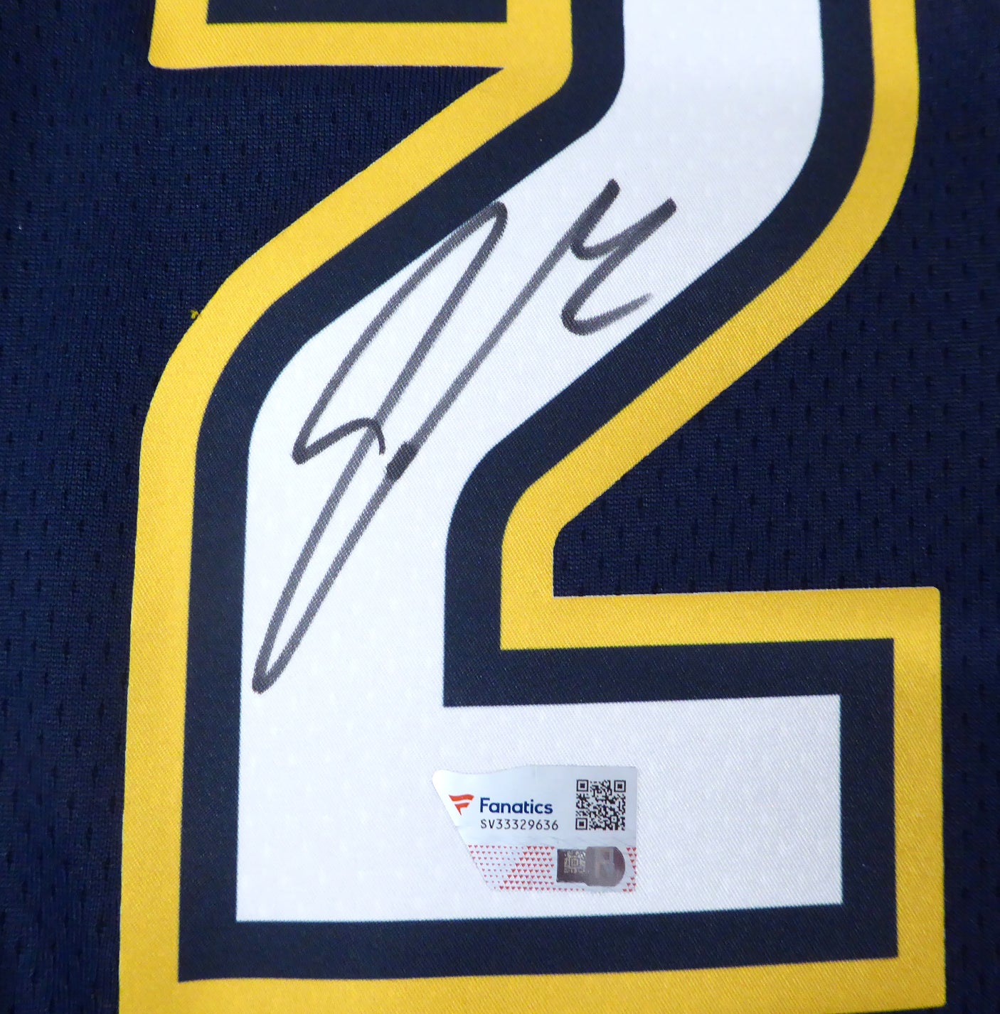 Denver Nuggets Jamal Murray Autographed Dark Blue Nike Jersey Fanatics #SV33329636