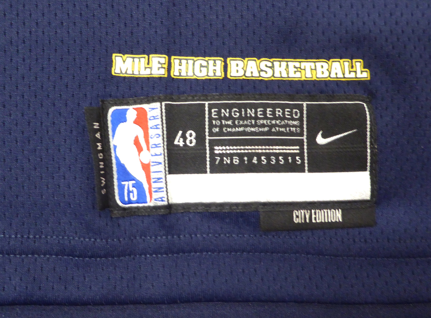 Denver Nuggets Jamal Murray Autographed Dark Blue Nike Jersey Fanatics #SV33329636