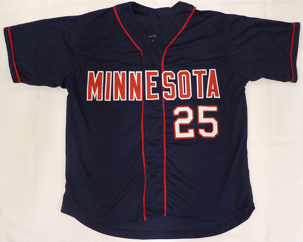 Minnesota Twins Byron Buxton Autographed Blue Custom Jersey Beckett BAS QR #1W668594