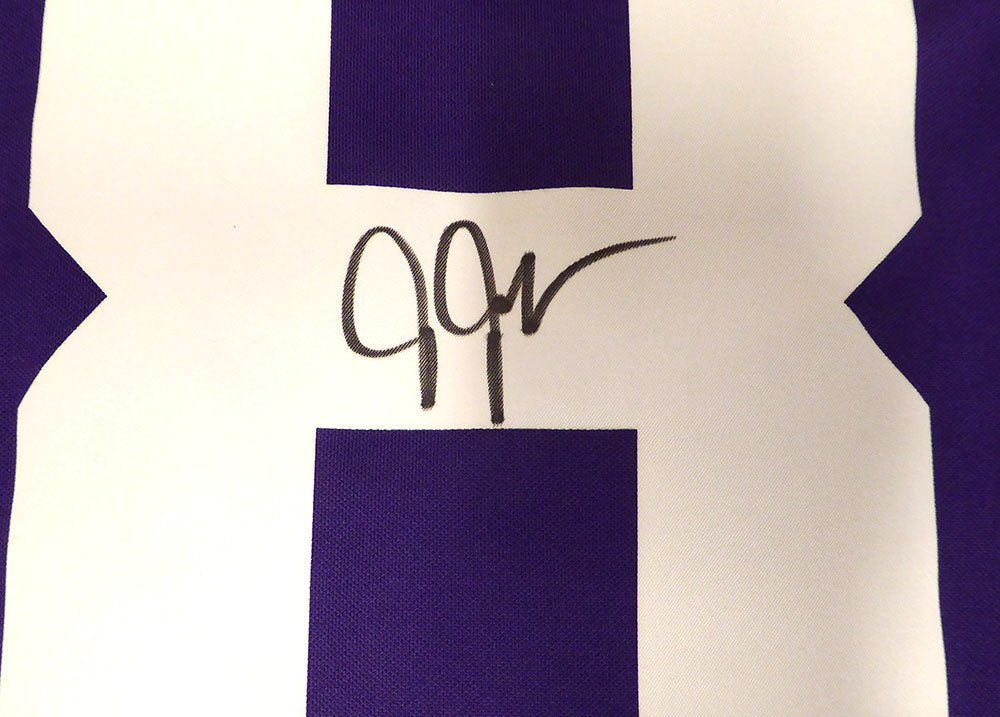 Minnesota Vikings Justin Jefferson Autographed Purple Nike Jersey Beckett BAS QR #1W516418
