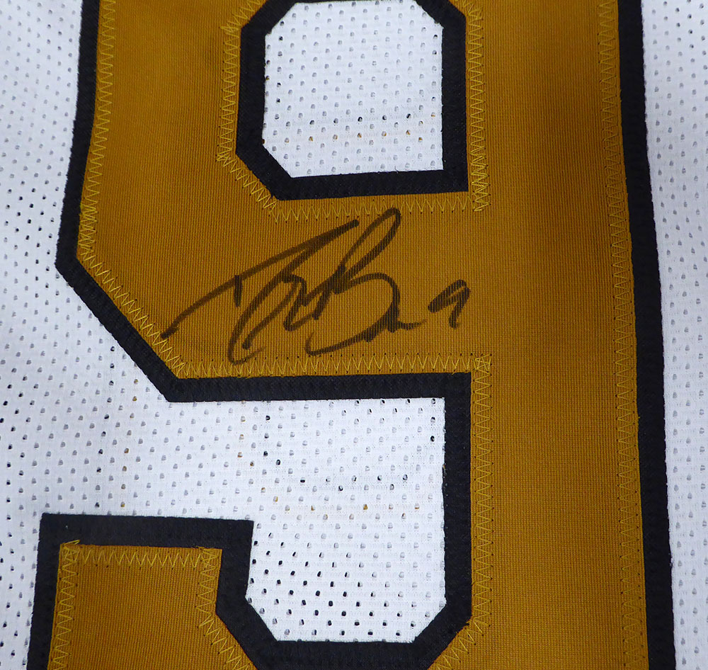 New Orleans Saints Drew Brees Autographed White Custom Jersey Beckett BAS QR #1W519438