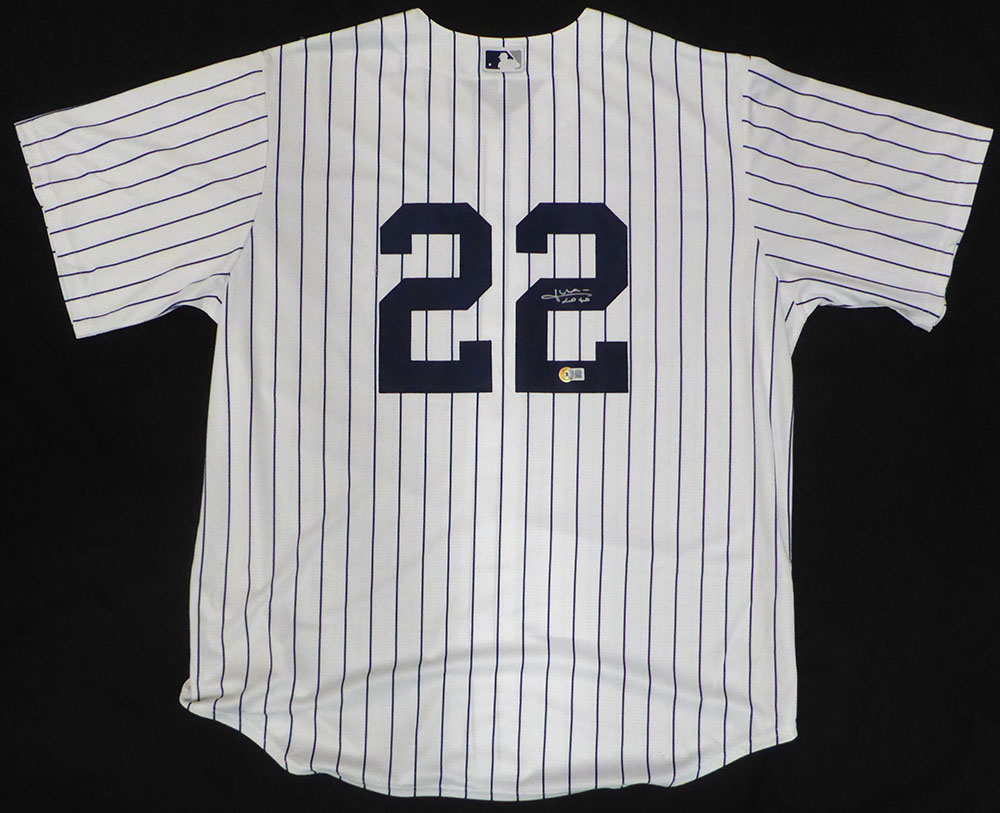 New York Yankees Juan Soto Autographed White Nike Jersey Beckett BAS QR #BK80956
