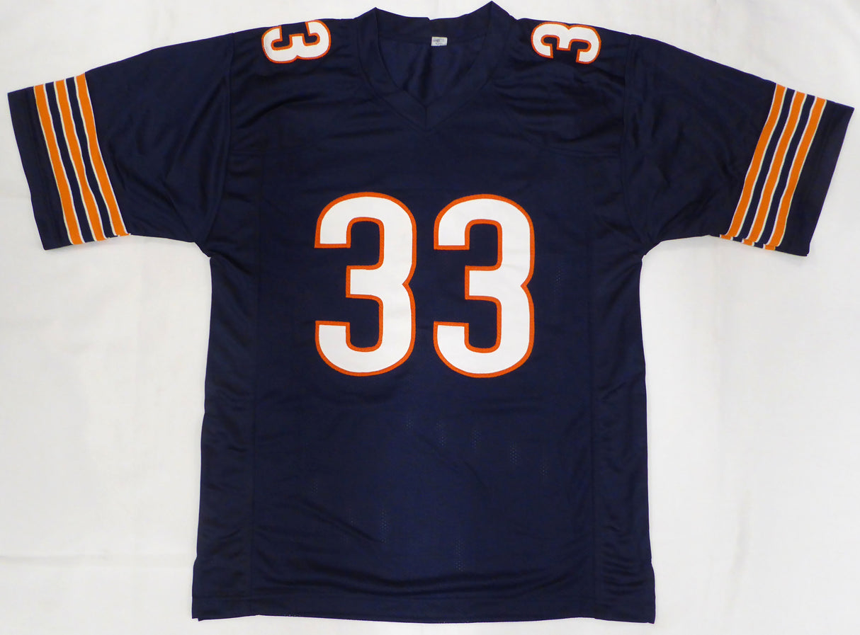 Chicago Bears Jaylon Johnson Autographed Blue Jersey Beckett BAS QR #BN16475