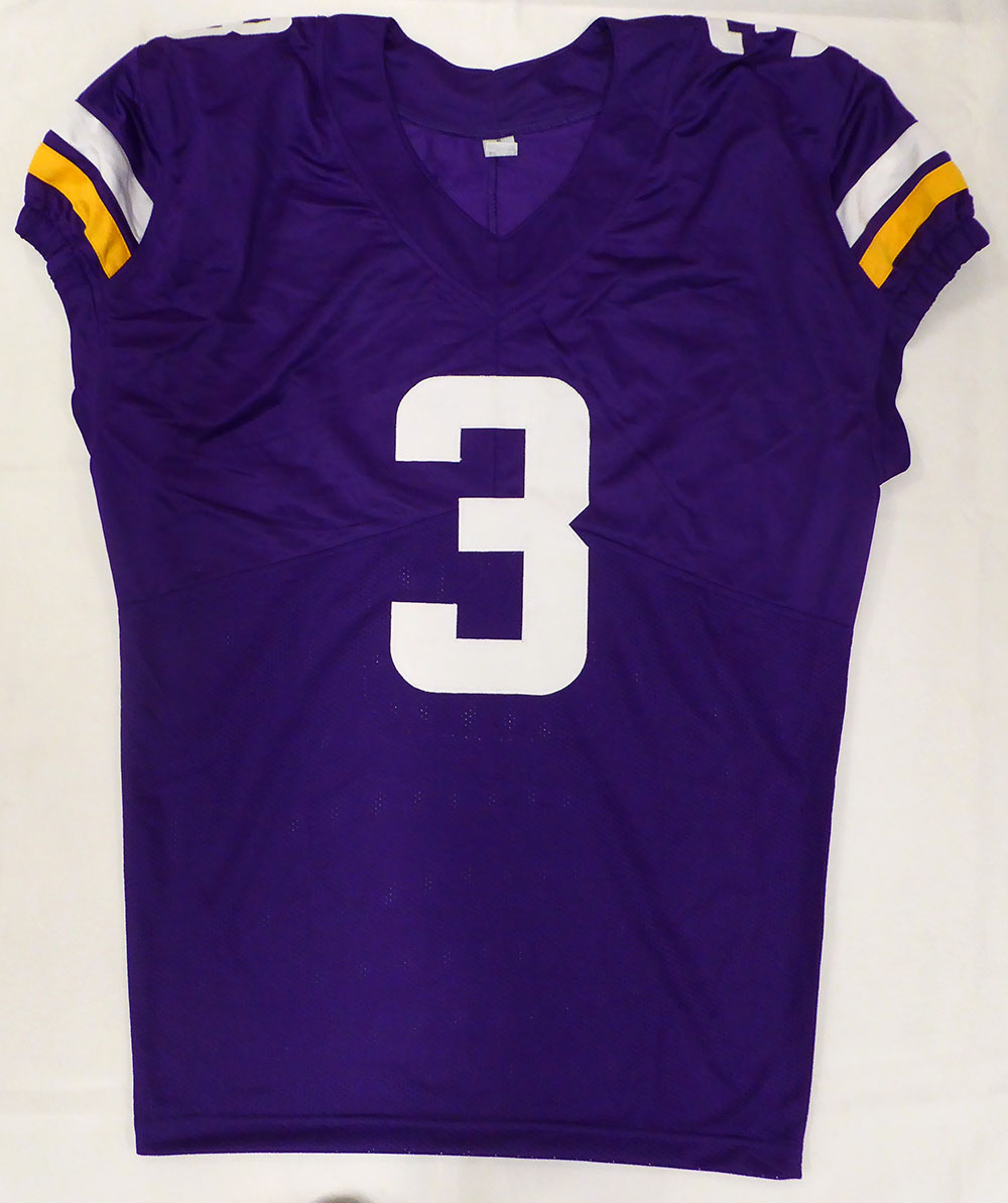 Minnesota Vikings Jordan Addison Autographed Purple Jersey Beckett BAS QR #2W886080