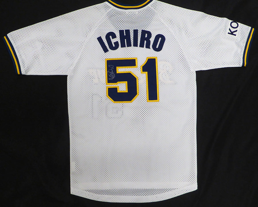 Orix Blue Wave Ichiro Suzuki Autographed White Kooy Jersey JSA #ZZ13957