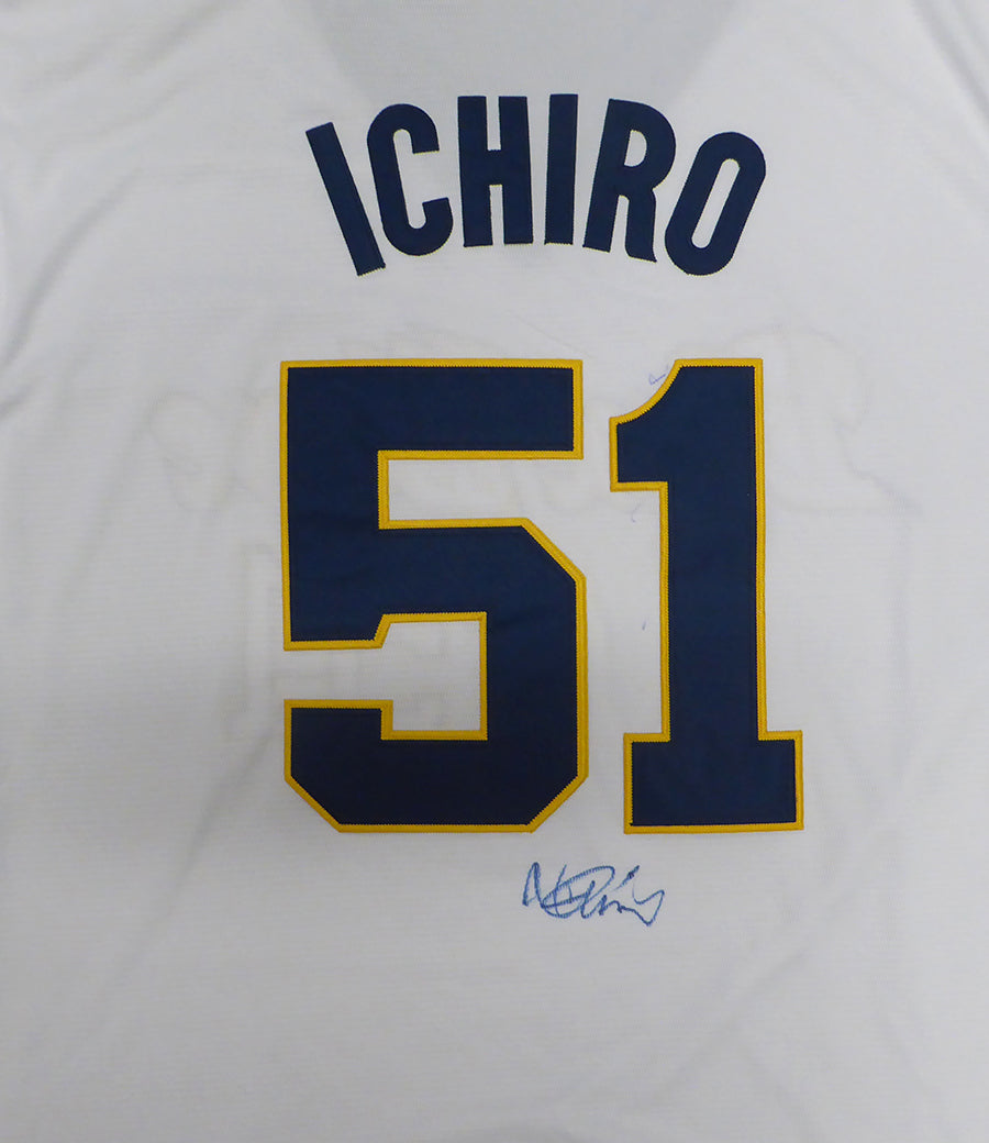Orix Blue Wave Ichiro Suzuki Autographed White Kooy Jersey JSA #ZZ13956