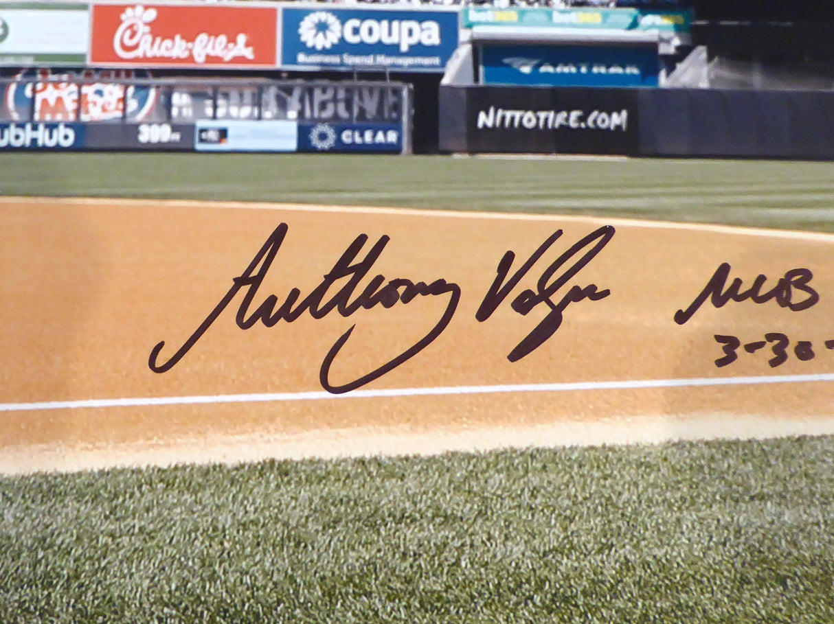 Anthony Volpe Autographed 16x20 Photo New York Yankees "MLB Debut 3-30-23" Fanatics Holo #SV33314606