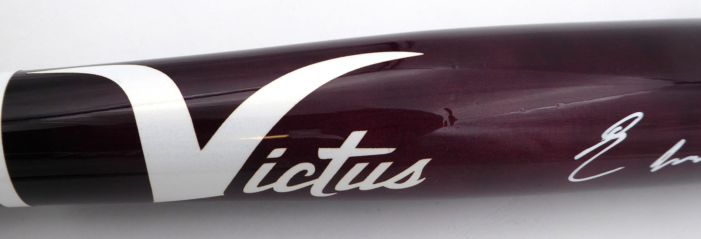 Elly De La Cruz Autographed Game model Victus Bat Cincinnati Reds Beckett BAS QR #W677156