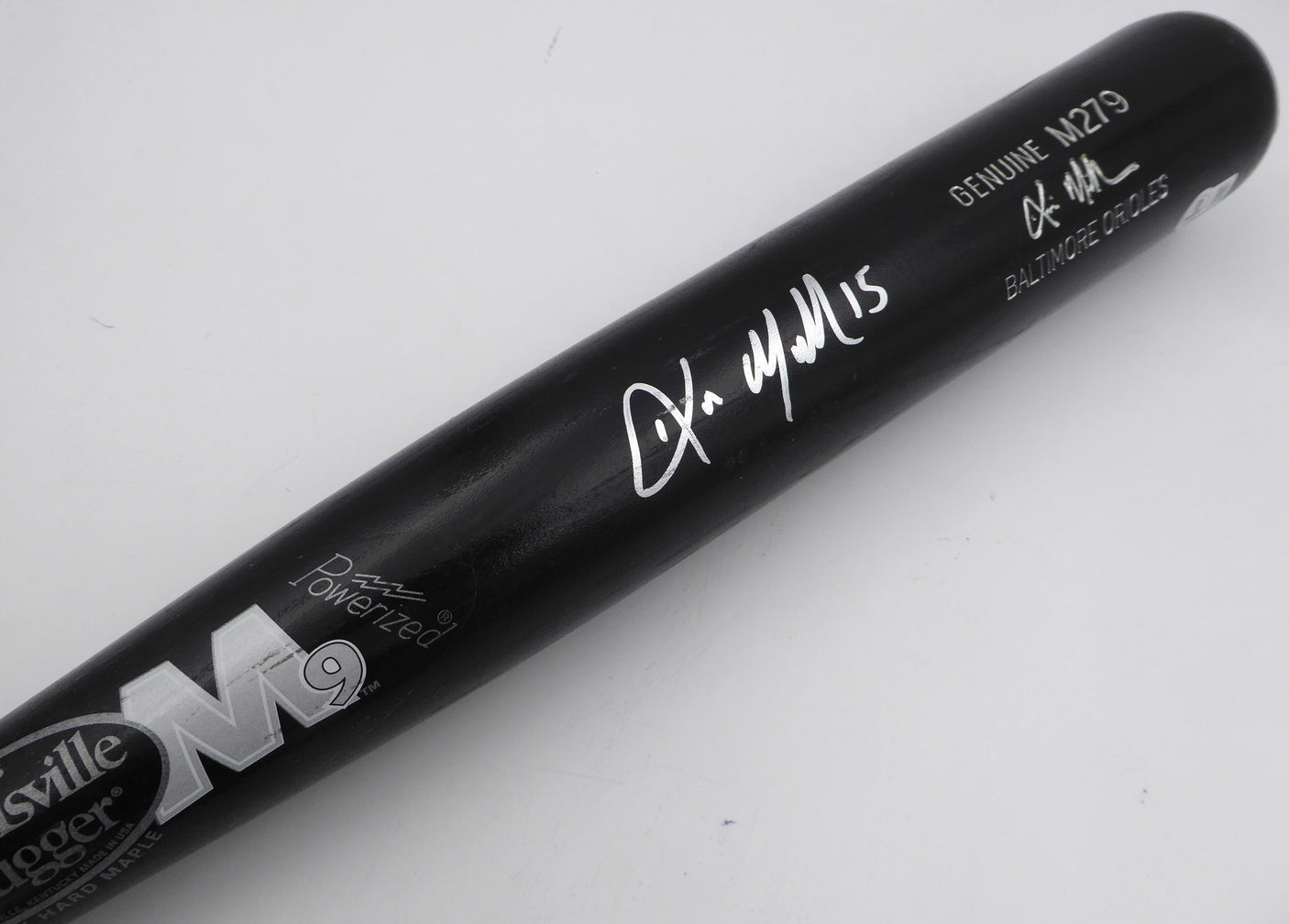 Kevin Millar Autographed Game Model Louisville Slugger M9 Bat Baltimore Orioles Beckett BAS QR #BM02110