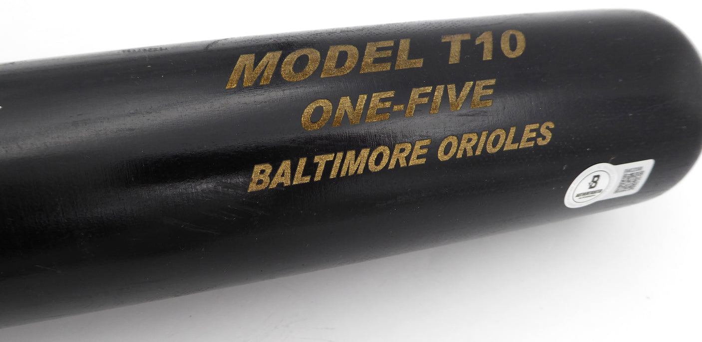 Kevin Millar Autographed Game Model Max Bat Baltimore Orioles Beckett BAS QR #BM02098