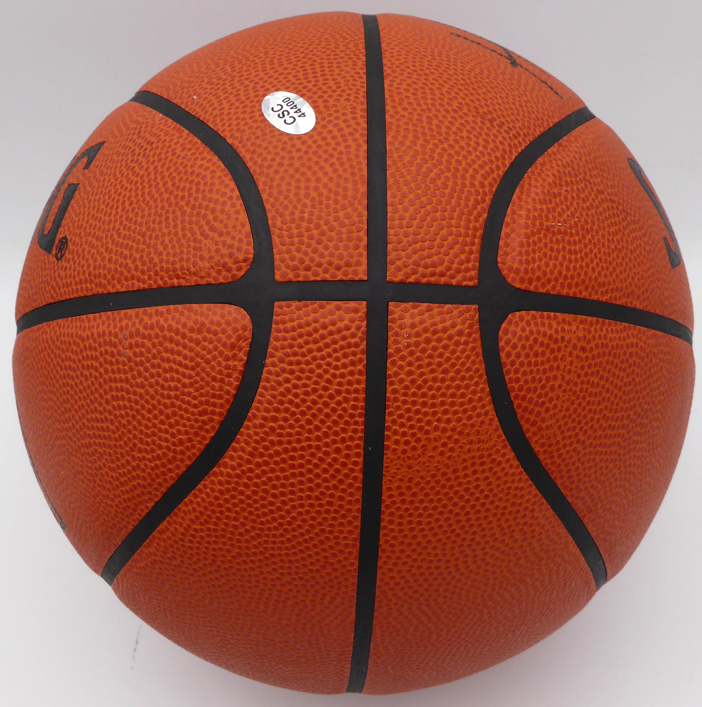 Hakeem Olajuwon Autographed Spalding Official Leather NBA Basketball Houston Rockets JSA #AT76260