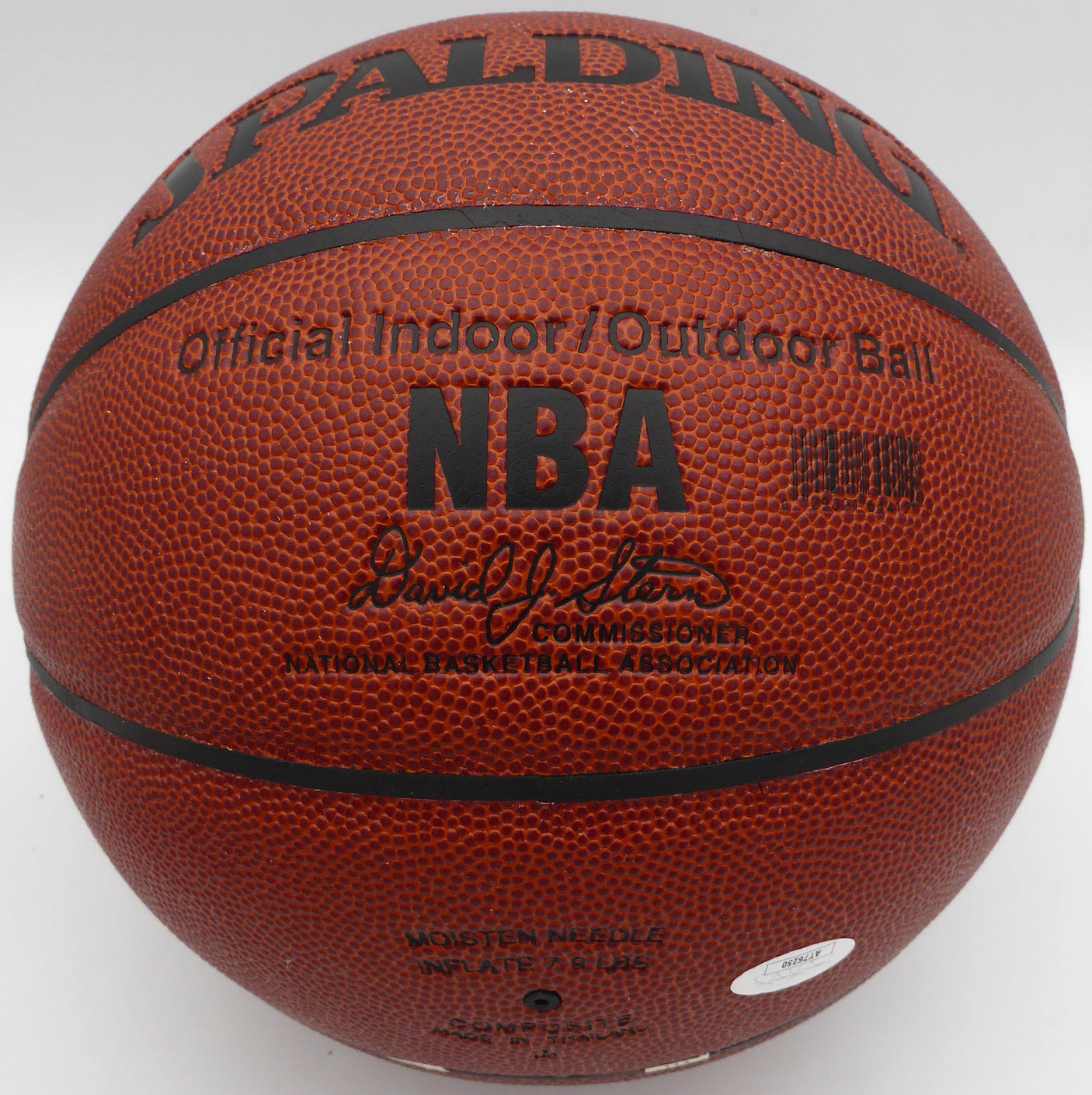 Moses Malone Autographed Spalding I /O Basketball Philadelphia 76ers JSA #AT76250