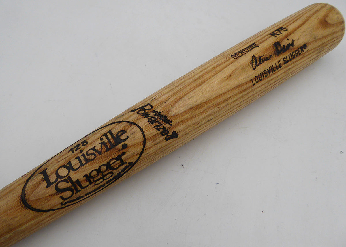 Alvin Davis Unsigned Game Used Bat Louisville Slugger K75 Seattle Mariners SKU #253138