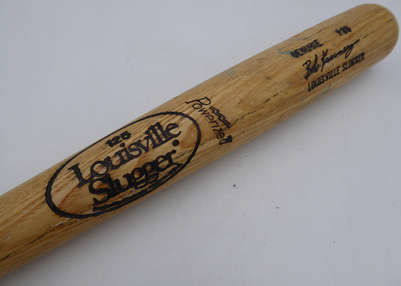 Bob Kearney Unsigned Game Used Bat Louisville Slugger R89 Seattle Mariners SKU #253147