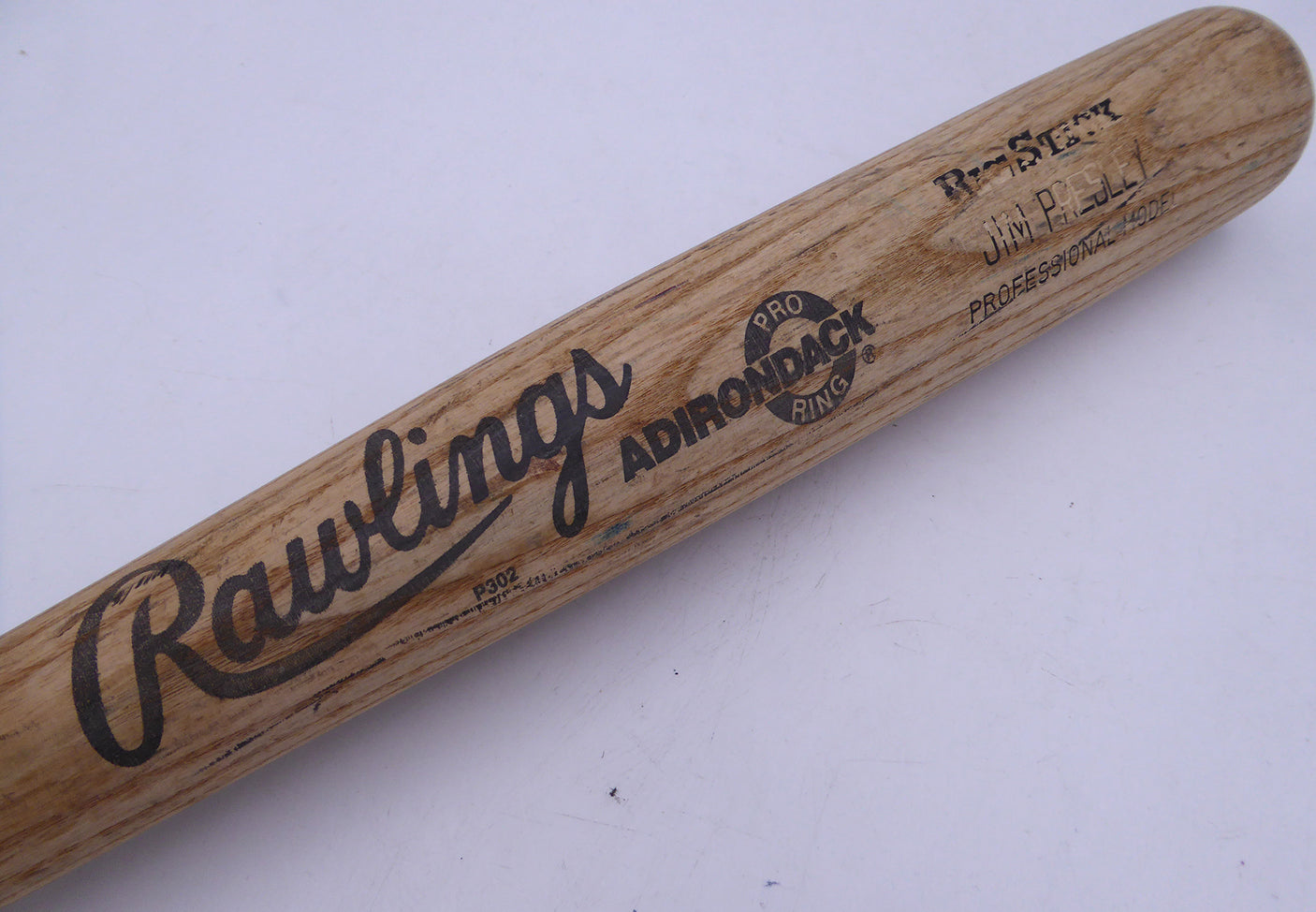 Jim Presley Unsigned Game Used Bat Rawlings Seattle Mariners SKU #253151