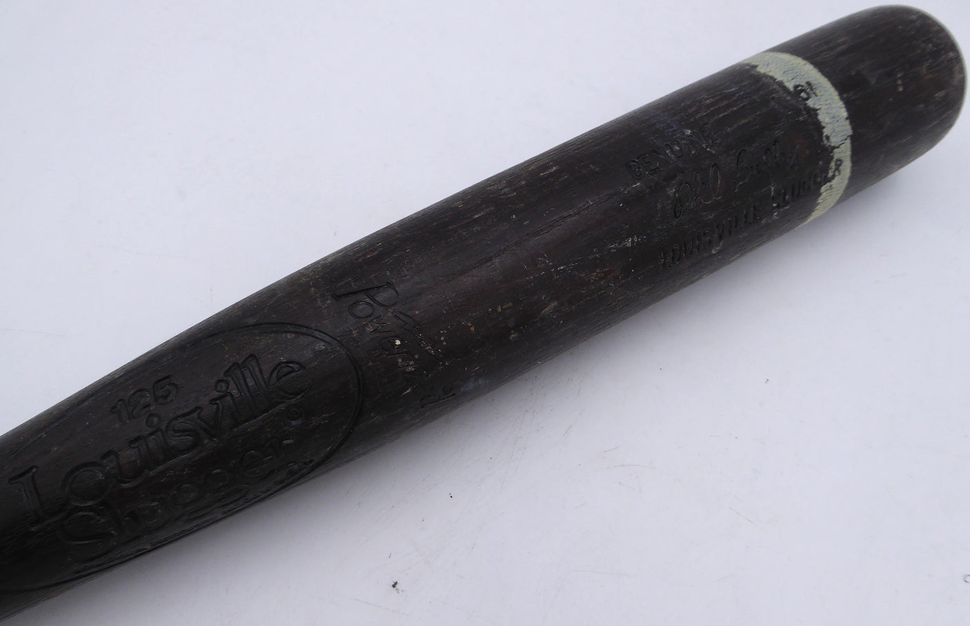 Phil Bradley Unsigned Game Used Bat Louisville Slugger R161 Seattle Mariners SKU #253153