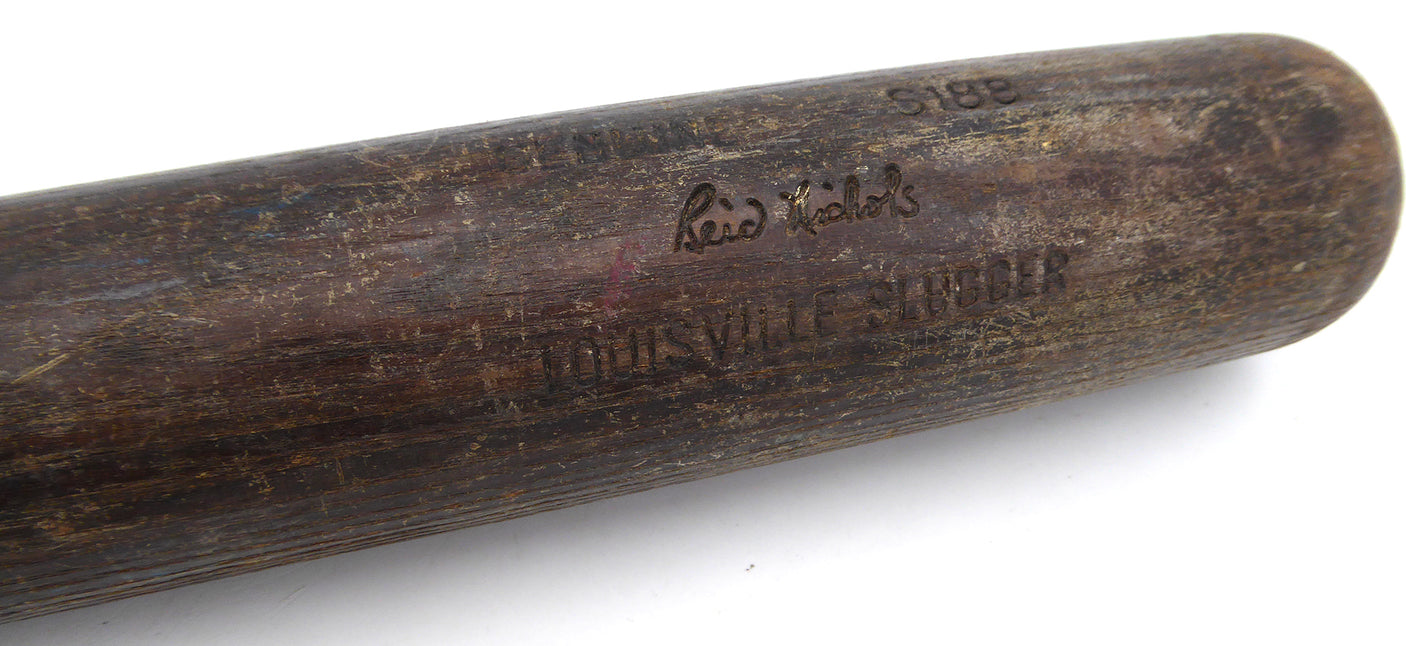 Reid Nichols Unsigned Game Used Bat Louisville Slugger S188 Boston Red Sox SKU #253154