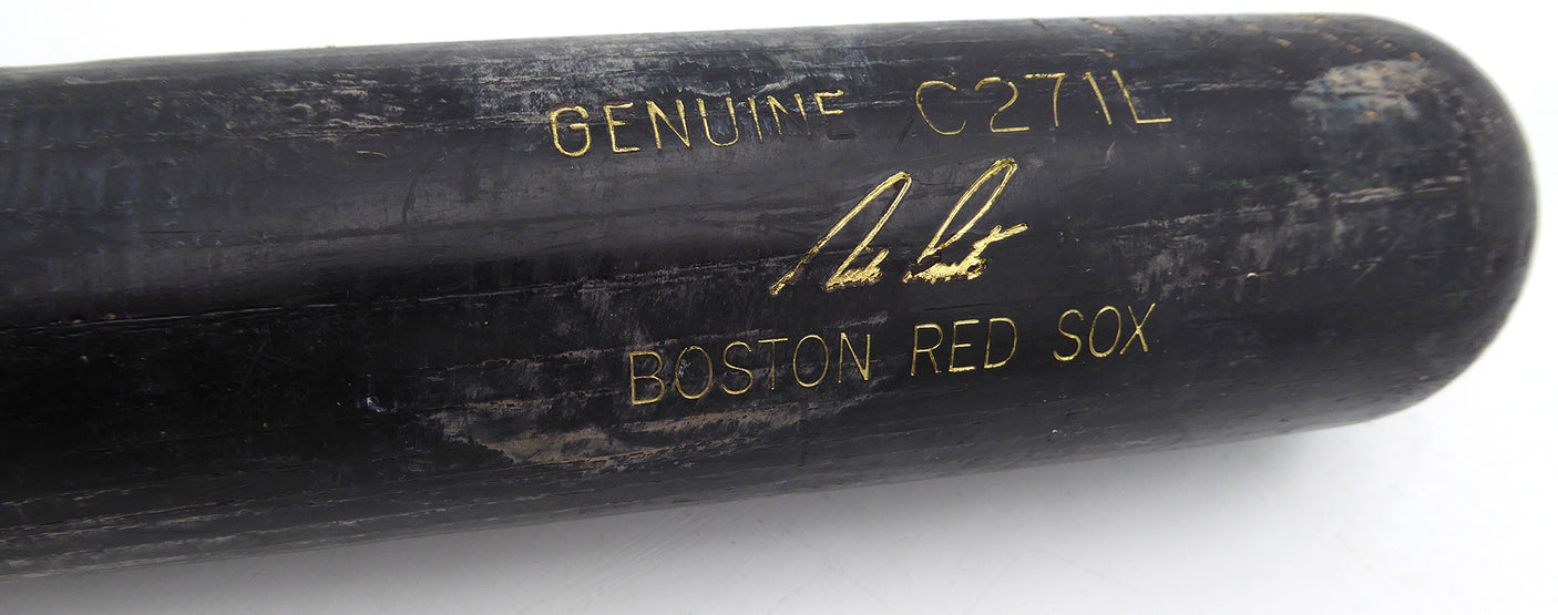 Nick Punto Unsigned Game Used Bat Louisville Slugger C271L Boston Red Sox SKU #253156