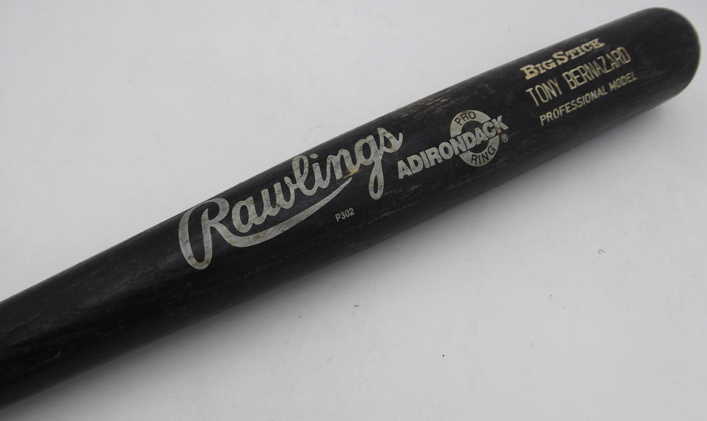 Tony Bernazard Unsigned Game Used Bat Rawlings TB4 Seattle Mariners SKU #253159