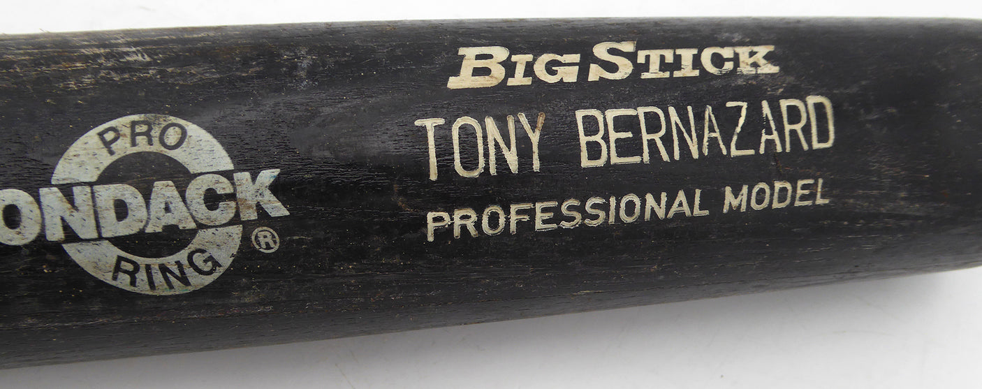 Tony Bernazard Unsigned Game Used Bat Rawlings TB4 Seattle Mariners SKU #253159