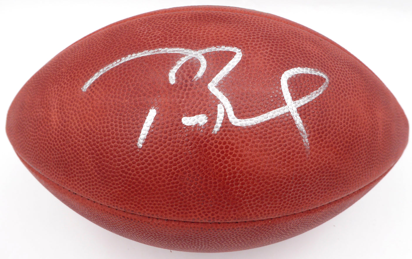 Tom Brady Autographed SB XXXVIII NFL Leather Football New England Patriots Fanatics Holo #B048290