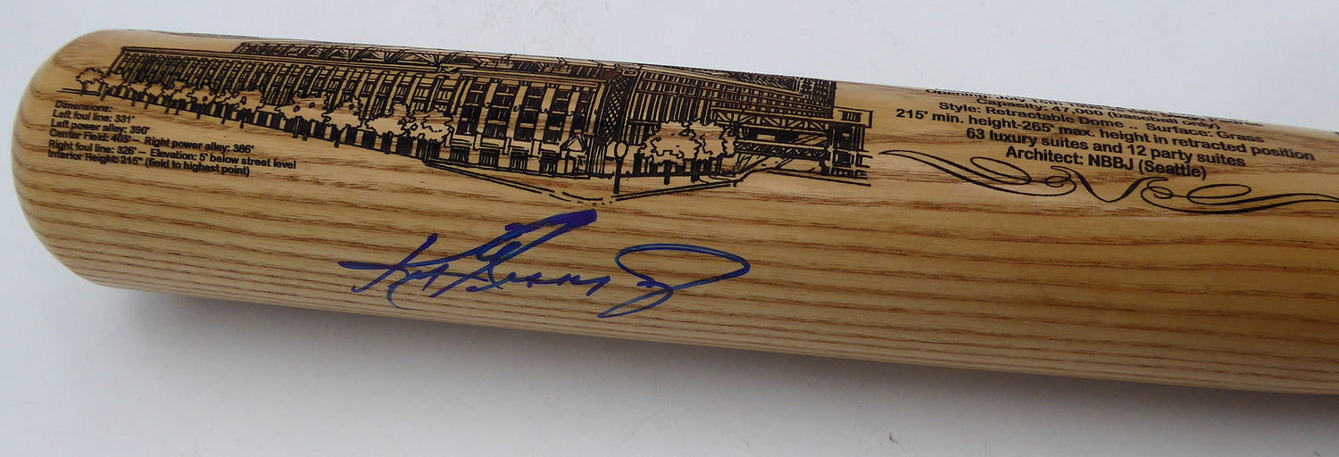 Ken Griffey Jr. Autographed 1999 Safeco Field Inaugural Season Bat Seattle Mariners Beckett BAS Witness #3W341162
