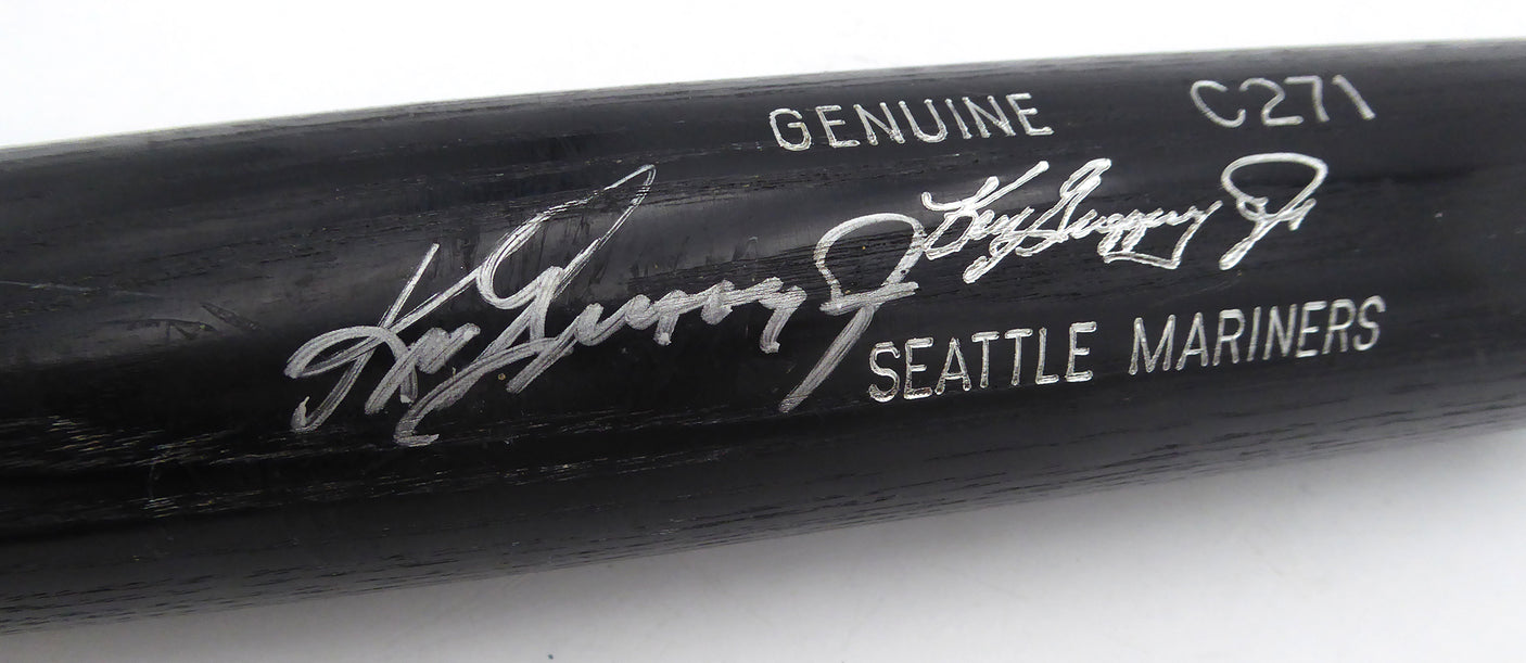 Ken Griffey Jr. Autographed Louisville Slugger Game Model C271 Bat Seattle Mariners Beckett BAS QR #BS30662