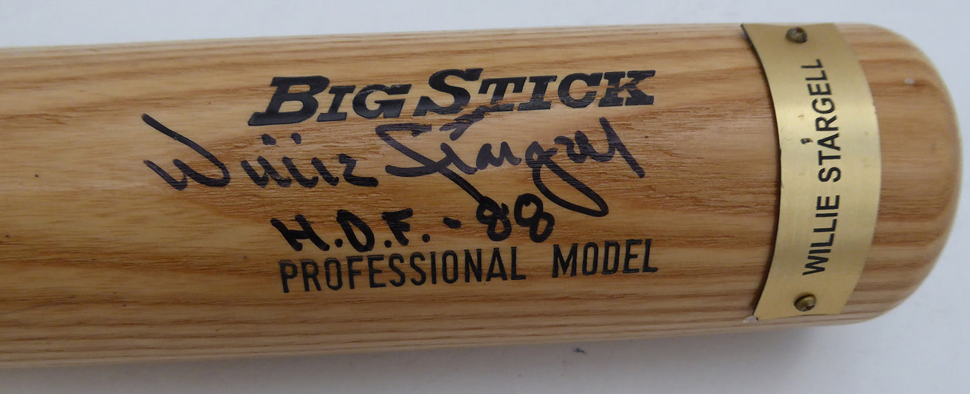 Willie Stargell Autographed Rawlings Bat Pittsburgh Pirates "HOF 88" JSA #CB90365