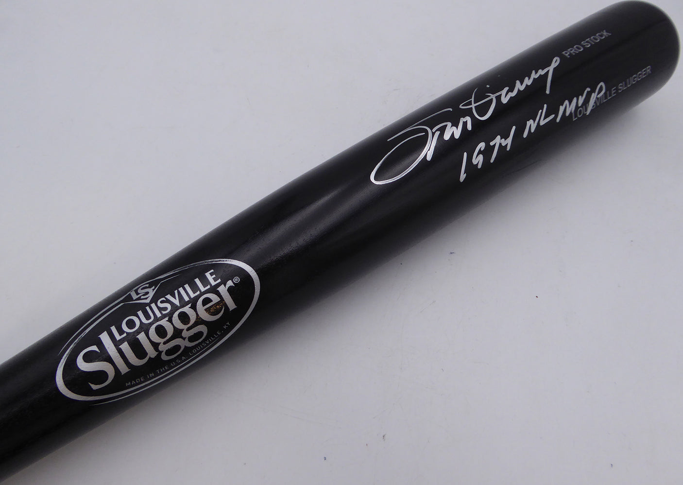Steve Garvey Autographed Louisville Slugger Bat Los Angeles Dodgers "1974 NL MVP" Beckett BAS Witness #2W628508
