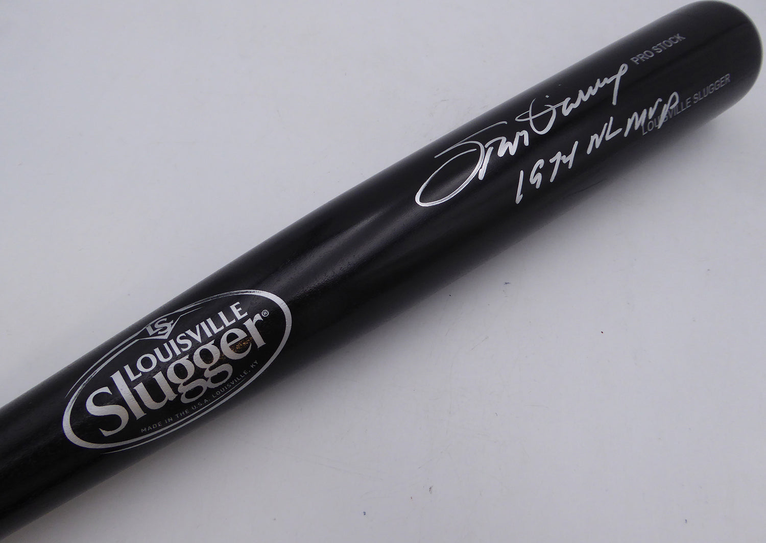 Steve Garvey Autographed Louisville Slugger Bat Los Angeles Dodgers "1974 NL MVP" Beckett BAS Witness #2W628508