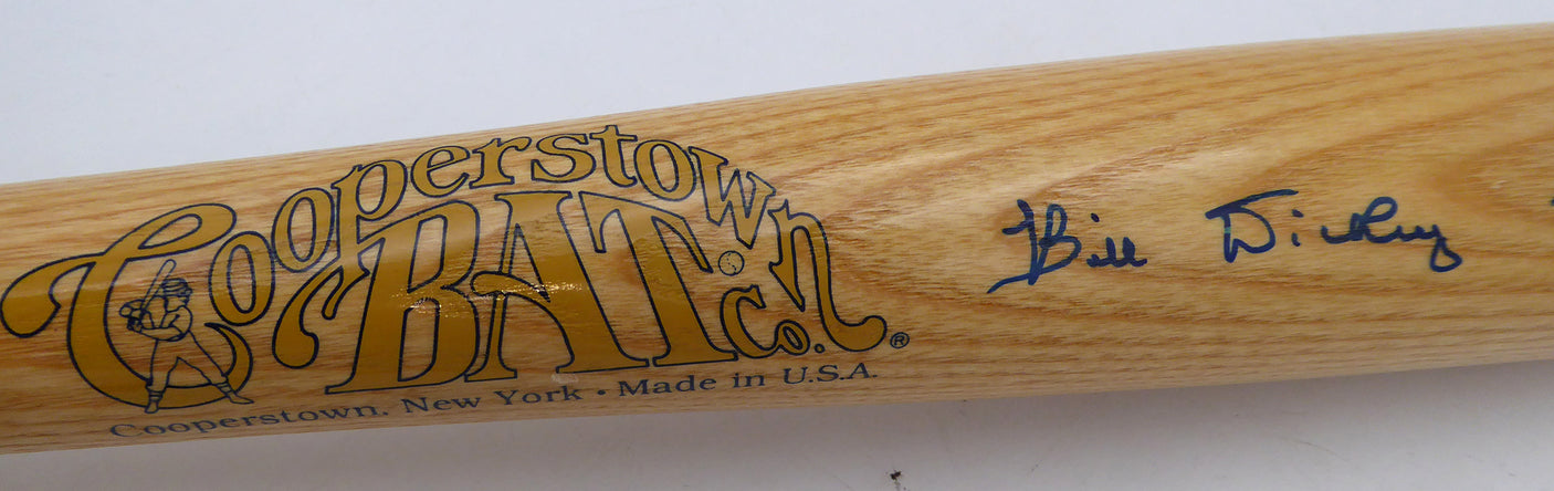 Yogi Berra & Bill Dickey Autographed Cooperstown Bat New York Yankees Beckett BAS #AE16705
