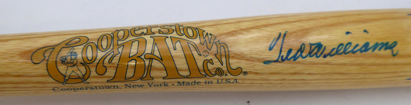 Ted Williams Autographed Cooperstown Bat Boston Red Sox JSA #ZZ44397