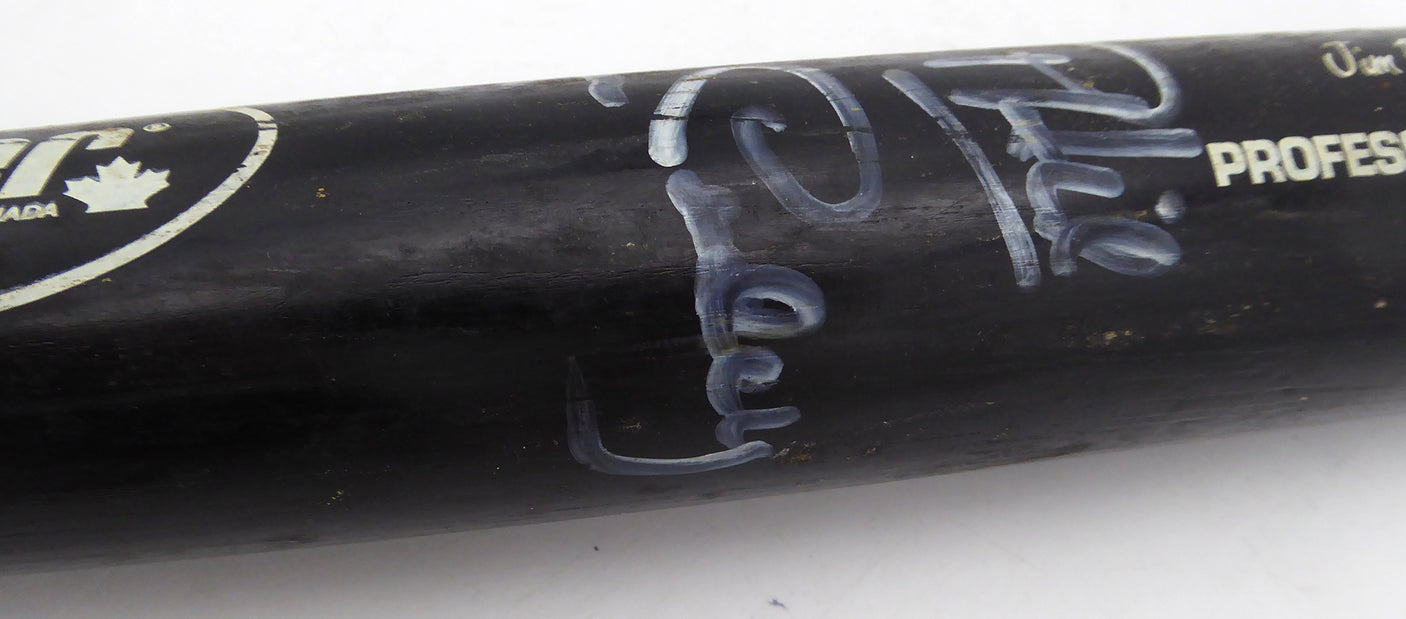 Jim Presley Autographed Game Used Cooper C271 Bat Seattle Mariners "To Phil" SKU #253271