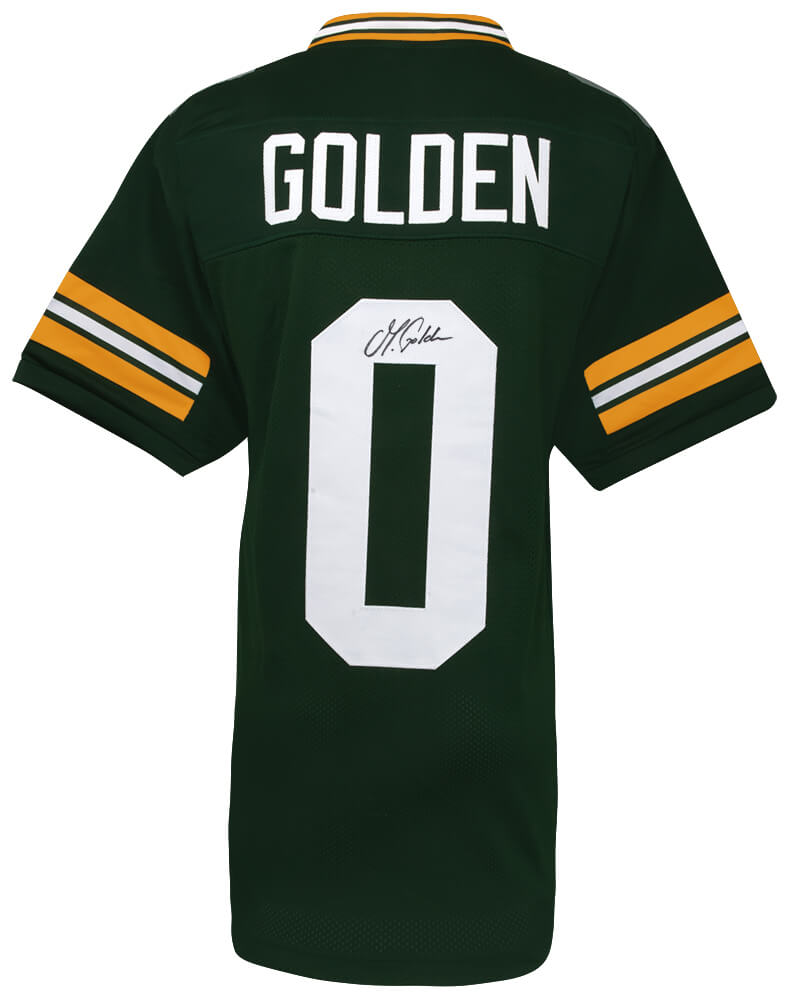 Matthew Golden Signed Green Custom Football Jersey