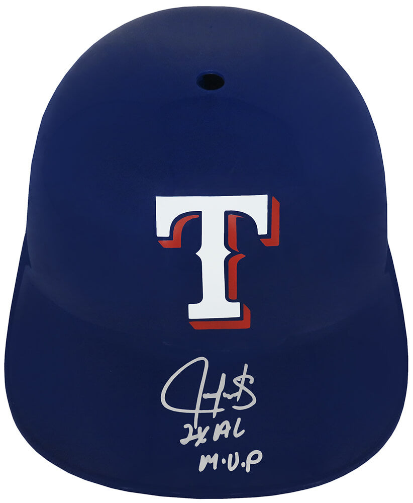 Juan Gonzalez Signed Texas Rangers Replica Souvenir Batting Helmet w/2x AL MVP