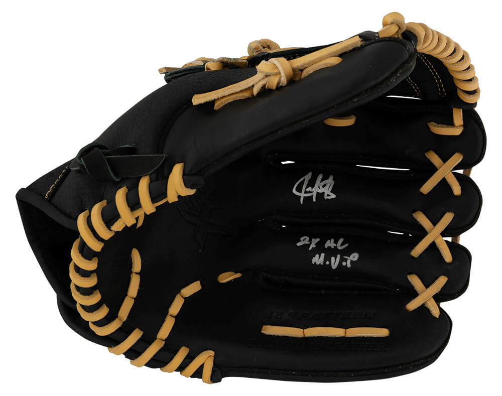 Juan Gonzalez Signed Franklin ProFlex Black Baseball Fielders Glove w/2x AL MVP