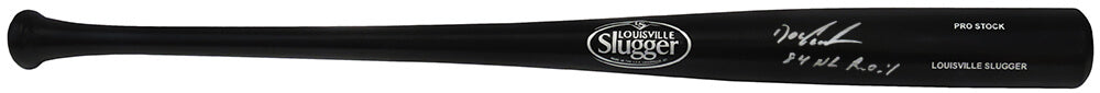 Dwight Gooden Signed Louisville Slugger Pro Stock Black Baseball Bat w/84 NL ROY