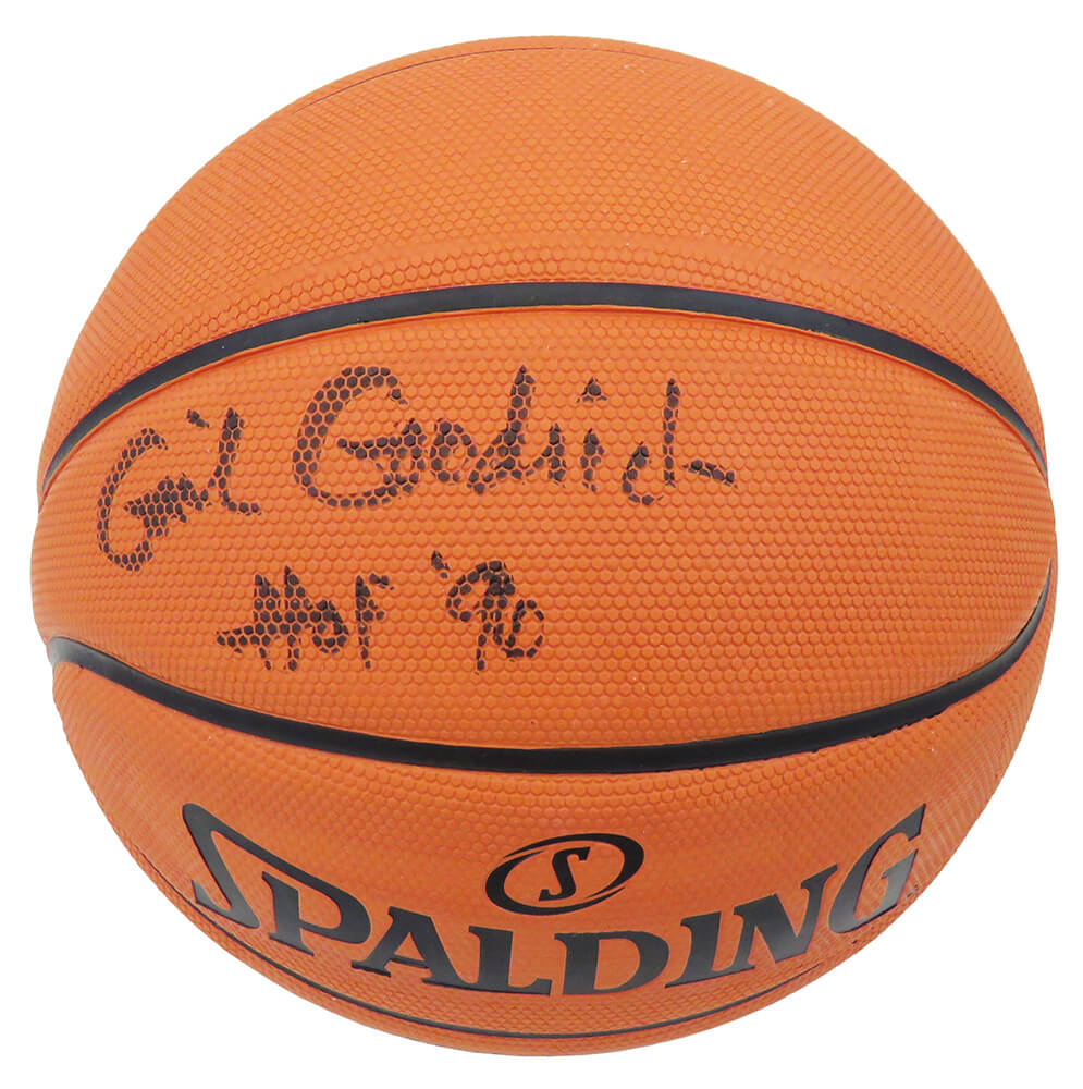 Gail Goodrich Signed Spalding NBA Hexa-Grip Basketball w/HOF'96