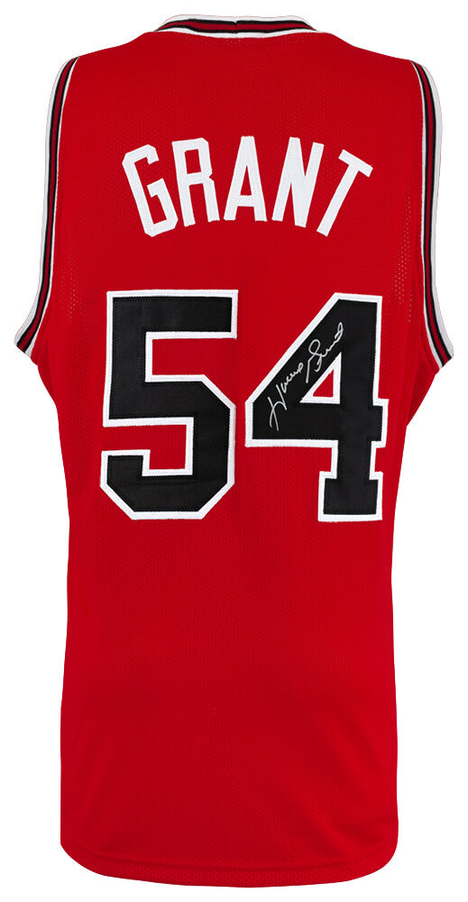 Horace Grant Signed Red Custom Basketball Jersey