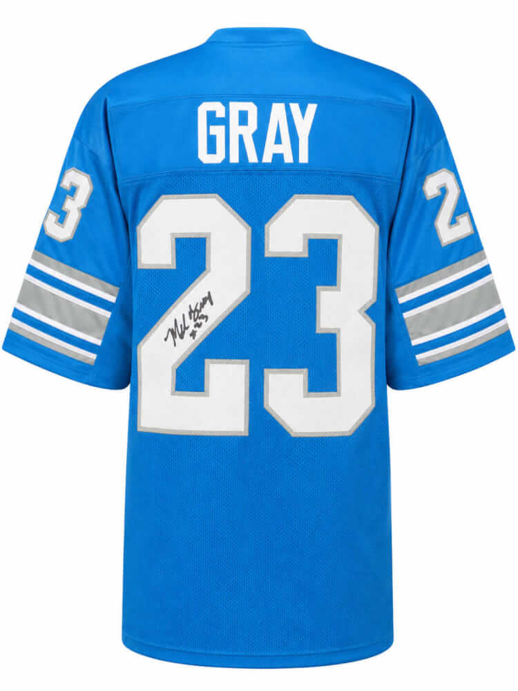 Mel Gray Signed Blue Throwback Custom Football Jersey