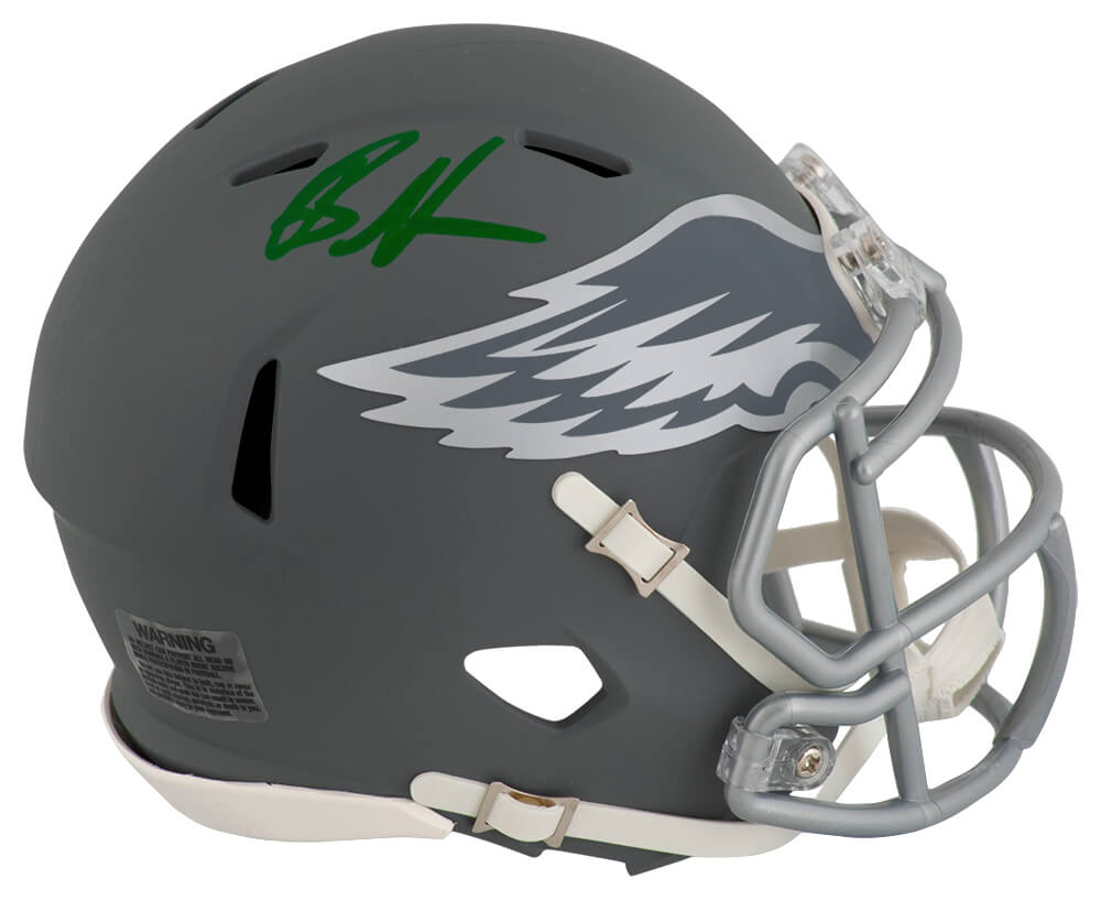 Brandon Graham Signed Philadelphia Eagles SLATE Riddell Speed Mini Helmet